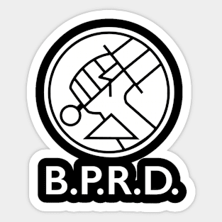 BPRD - Crypotozoology division - Hellboy Sticker